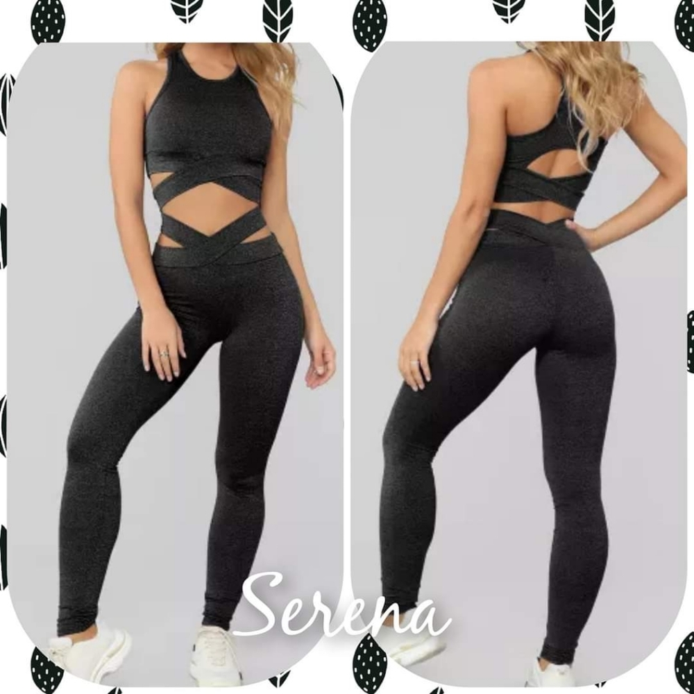 2-Piece Strappy Workout Set